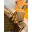 Louis Vuitton Monogram-embossed Lambskin Coussin BB Bag Beige