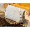 Louis Vuitton Monogram-embossed Lambskin Coussin BB Bag White