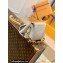 Louis Vuitton Monogram-embossed Lambskin Coussin BB Bag White