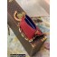 Louis Vuitton Monogram-embossed Lambskin Coussin BB Bag Wine