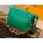 Louis Vuitton Monogram-embossed Lambskin Coussin BB Bag M59389 Green