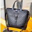Louis Vuitton Monogram Eclipse canvas Saumur Tote Bag M45914