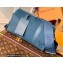 Louis Vuitton Aerogram leather City Keepall Bag Blue