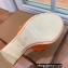 Loro Piana Heel 8cm Suede Goatskin Summer Charms Sandals Orange