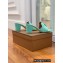 Loro Piana Heel 8cm Suede Goatskin Summer Charms Sandals Turquoise Green