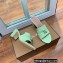 Loro Piana Heel 8cm Suede Goatskin Summer Charms Sandals Light Green