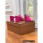 Loro Piana Heel 8cm Suede Goatskin Summer Charms Sandals Fuchsia