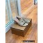 Loro Piana Heel 8cm Suede Goatskin Summer Charms Sandals Camel