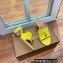 Loro Piana Heel 8cm Suede Goatskin Summer Charms Sandals Yellow