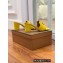 Loro Piana Heel 8cm Suede Goatskin Summer Charms Sandals Yellow