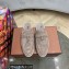 Loro Piana Suede Calfskin Babouche Charms Walk Loafers Camel