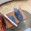 Loro Piana Suede Calfskin Babouche Charms Walk Loafers Gray