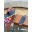 Loro Piana Suede Calfskin Babouche Charms Walk Loafers Gray