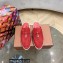 Loro Piana Suede Calfskin Babouche Charms Walk Loafers Red