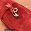 Loro Piana Suede Calfskin Babouche Charms Walk Loafers Red