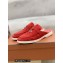 Loro Piana Suede Calfskin Babouche Charms Walk Loafers Red