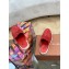 Loro Piana Suede Calfskin Babouche Charms Walk Loafers Red