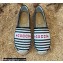 Gucci Star Stripe print Cotton Canvas Espadrilles Black 2022