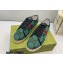 Gucci maxi GG Canvas Espadrilles Green with Web 2022