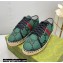 Gucci maxi GG Canvas Espadrilles Green with Web 2022