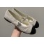 Chanel Ballerinas G38897 Glitter White 2022