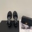 Chanel Heel 3cm Open Shoes G38571 Patent Black 2022