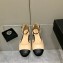 Chanel Lambskin Open Shoes G38959 Beige 2022
