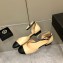 Chanel Lambskin Open Shoes G38959 Beige 2022