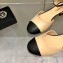 Chanel Lambskin Open Shoes G38959 Beige 2022