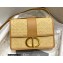 Dior 30 Montaigne Bag in Natural Cannage Raffia 2022