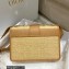 Dior 30 Montaigne Bag in Natural Cannage Raffia 2022