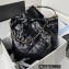 Chanel Shiny Calfskin CHANEL 22 Small Handbag AS3260 Black 2022