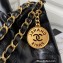 Chanel Shiny Calfskin CHANEL 22 Handbag AS3261 Black 2022