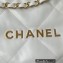 Chanel Shiny Calfskin CHANEL 22 Handbag AS3261 White 2022