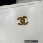 Chanel Shiny Calfskin CHANEL 22 Handbag AS3261 White 2022