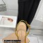 Gianvito Rossi Heel 10.5cm TPU Plexi Ribbon d'Orsay Slingback Pumps PVC Glitter Gold 2022
