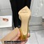 Gianvito Rossi Heel 10.5cm TPU Plexi Ribbon d'Orsay Slingback Pumps PVC Glitter Gold 2022
