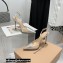 Gianvito Rossi Heel 10.5cm TPU Plexi Ribbon d'Orsay Slingback Pumps PVC Glitter Silver 2022
