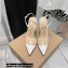 Gianvito Rossi Heel 10.5cm TPU Plexi Ribbon d'Orsay Slingback Pumps PVC White 2022