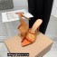 Gianvito Rossi Heel 10.5cm Alisa Mules Orange 2022
