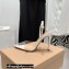 Gianvito Rossi Heel 10.5cm TPU Plexi Ribbon d'Orsay Slingback Pumps PVC White 2022