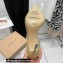 Gianvito Rossi Heel 10.5cm TPU BREE Plexi Sandals PVC Glitter Gold 2022