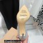 Gianvito Rossi Heel 10.5cm TPU BREE Plexi Sandals PVC Glitter Silver 2022