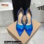 Gianvito Rossi Heel 10.5cm TPU BREE Plexi Sandals PVC Blue 2022