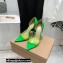 Gianvito Rossi Heel 10.5cm TPU BREE Plexi Sandals PVC Green 2022