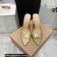 Gianvito Rossi Heel 10.5cm TPU Plexi ELLE Mules PVC Glitter Gold 2022