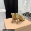 Gianvito Rossi Heel 10.5cm TPU Plexi ELLE Mules PVC Glitter Gold 2022