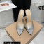 Gianvito Rossi Heel 10.5cm TPU Plexi ELLE Mules PVC Glitter Silver 2022