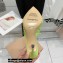 Gianvito Rossi Heel 10.5cm Alisa Mules Light Green 2022