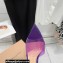 Gianvito Rossi Heel 10.5cm TPU Plexi ELLE Mules PVC Purple 2022